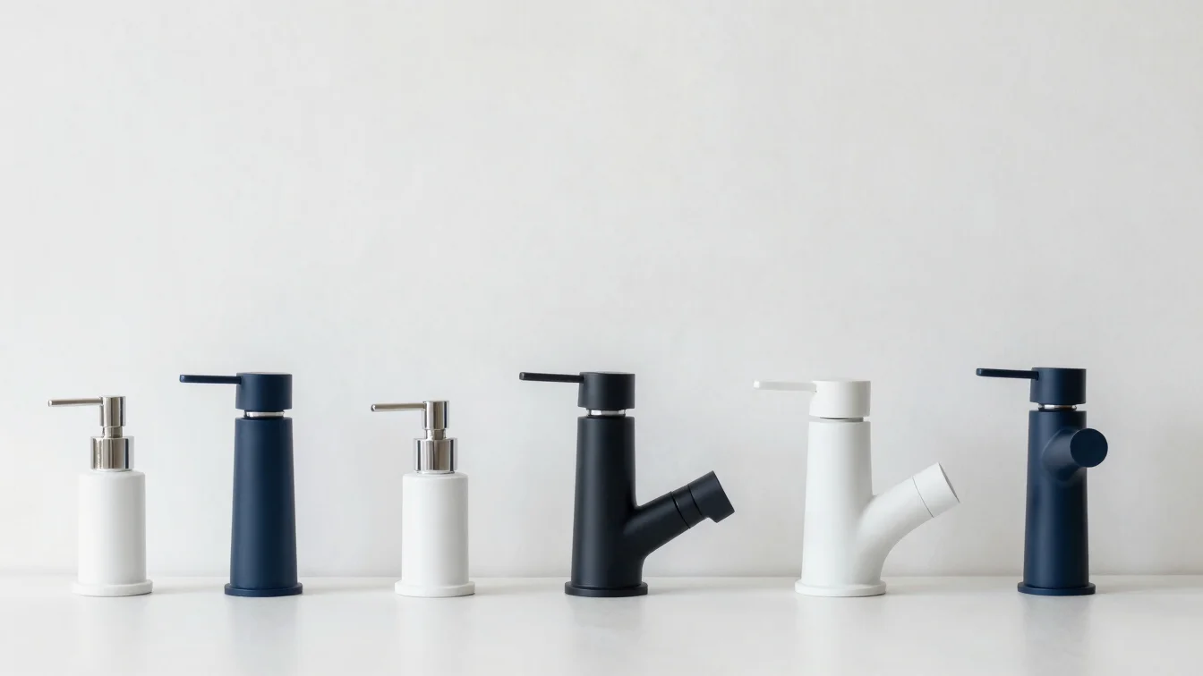Placeholder: bathroom fixtures and sanitary ware detail on a clea
